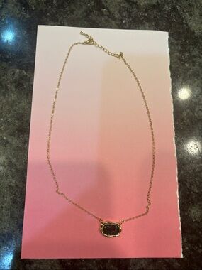 Gold Druzy Pendant Necklace - Women's Jewelry